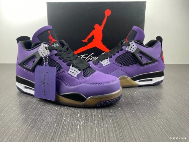 (FRIENDS PURPLE 766296 RETRO FAMILY) AND TRAVIS LN4 SCOTT 4 JORDAN 0626